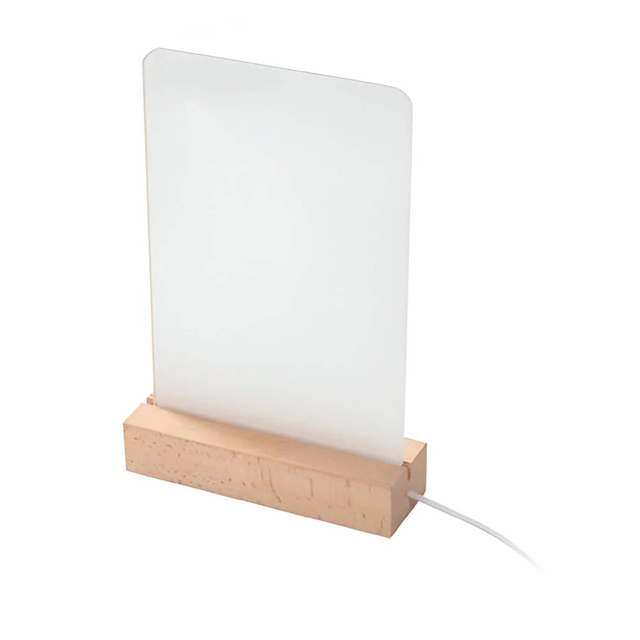 Acrylic Photo Frame with LED Lamp