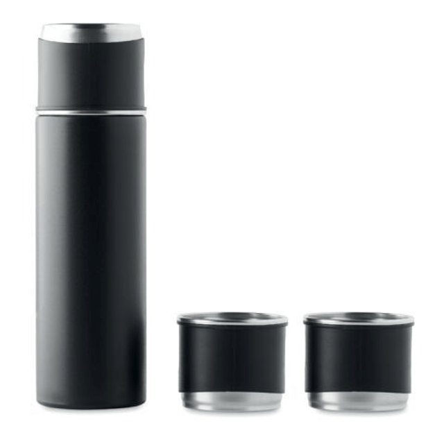 Double wall bottle and cup set