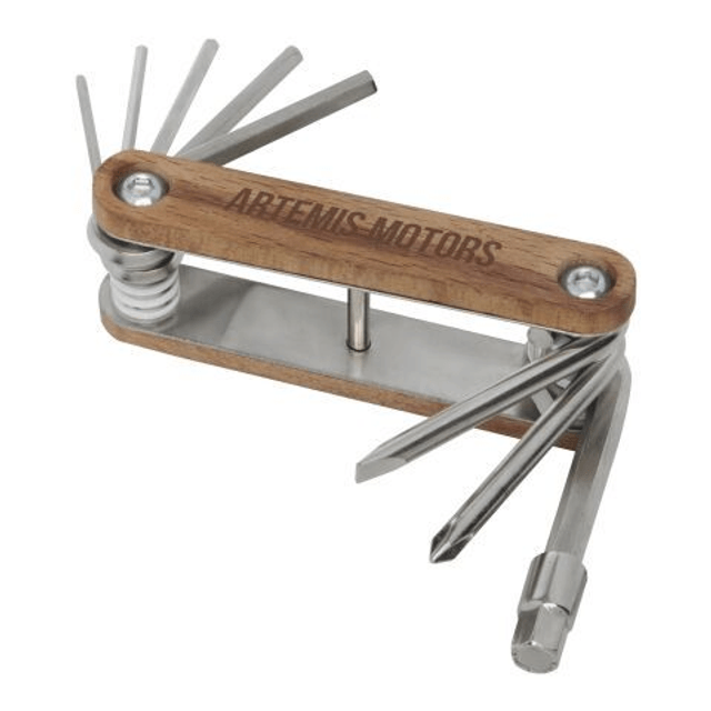Fixie 8-function wooden bicycle multi-tool