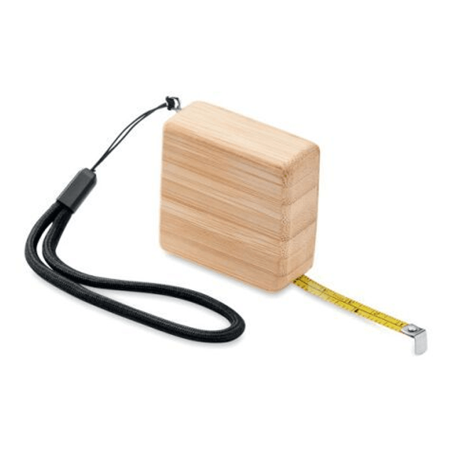 Measuring tape in bamboo 1m