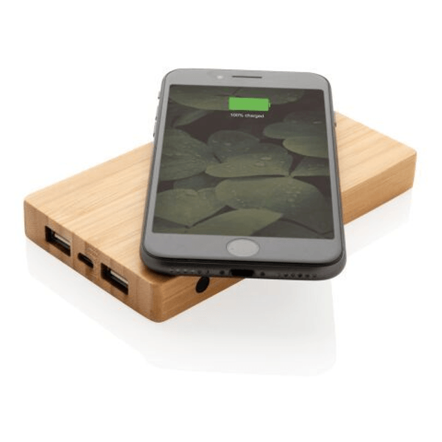 Bamboo 4.000 mAh wireless 5W Powerbank