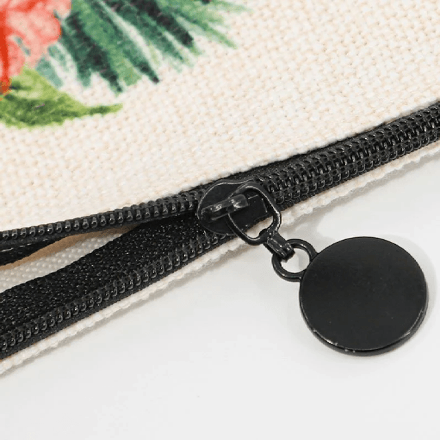 Linen Cosmetic Pouch