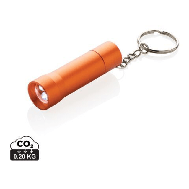 Flash RCS recycled aluminium keychain torch