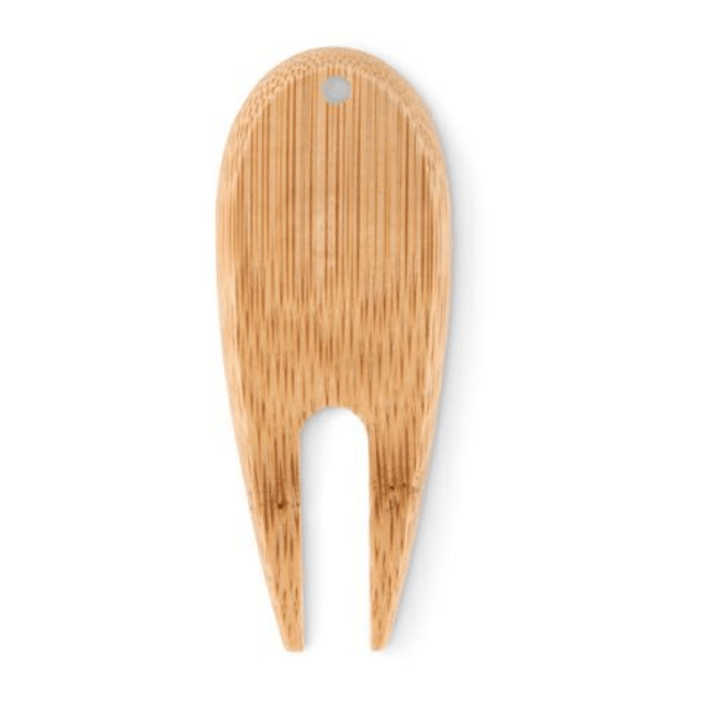 Bamboo golf divot tool