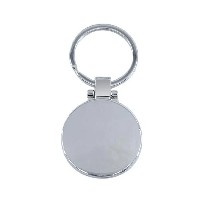 Round Metal Keyring with Magnetic closing