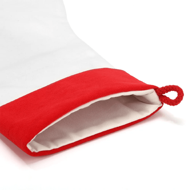 Charpie Red Christmas Stocking - 30 x 45 cm