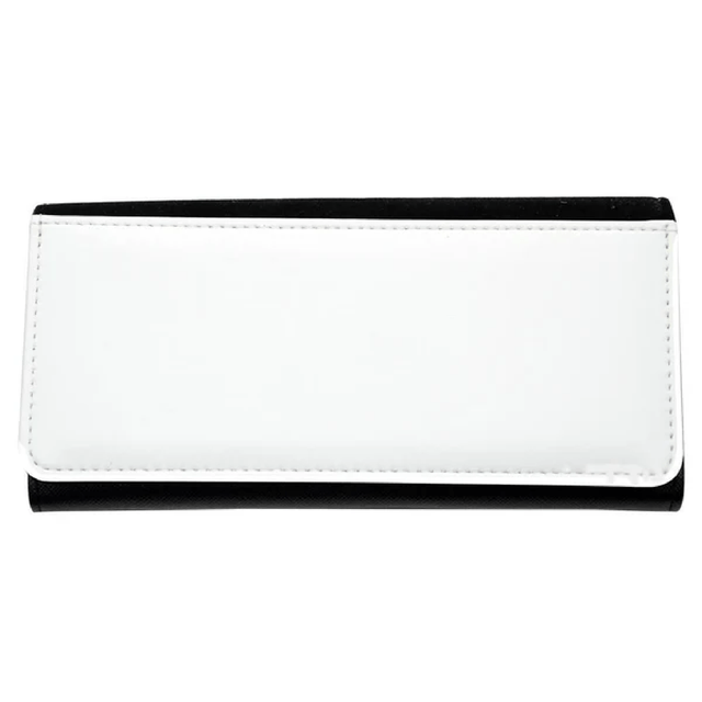 Large Leather Purse - Black + giftbox