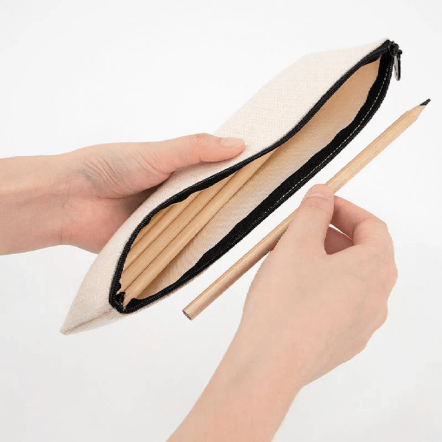 Linen Cosmetic Pouch