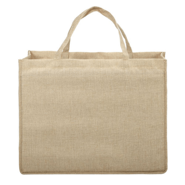 Burlap Tote Bag Natural