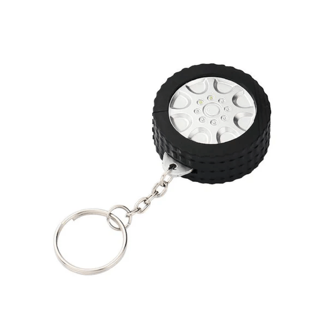 Tyre Tape Measure Keyring - 1m Length
