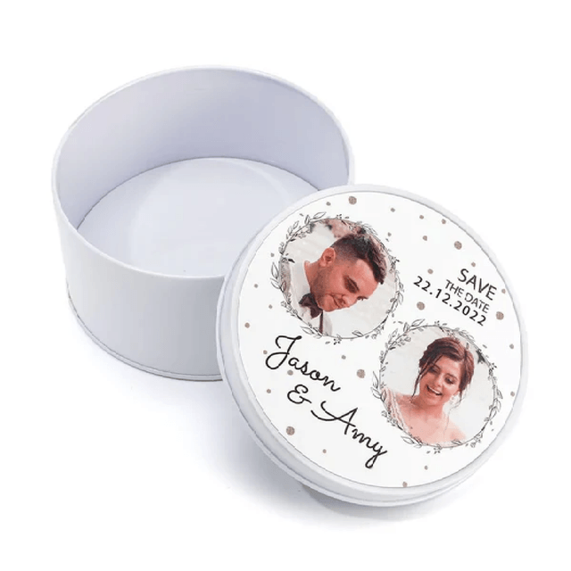 Round Metal Tin