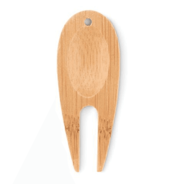 Bamboo golf divot tool