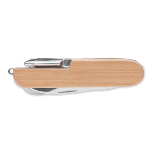 Multi tool pocket knife bamboo