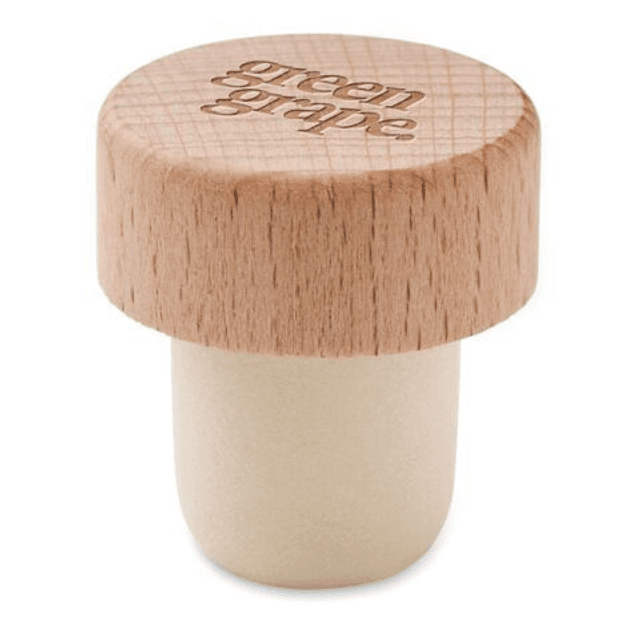 Beech wood bottle stopper