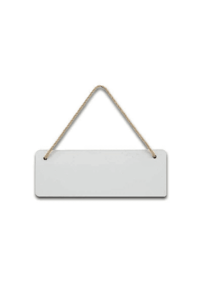 MDF Rectangle door plaque - Double sided