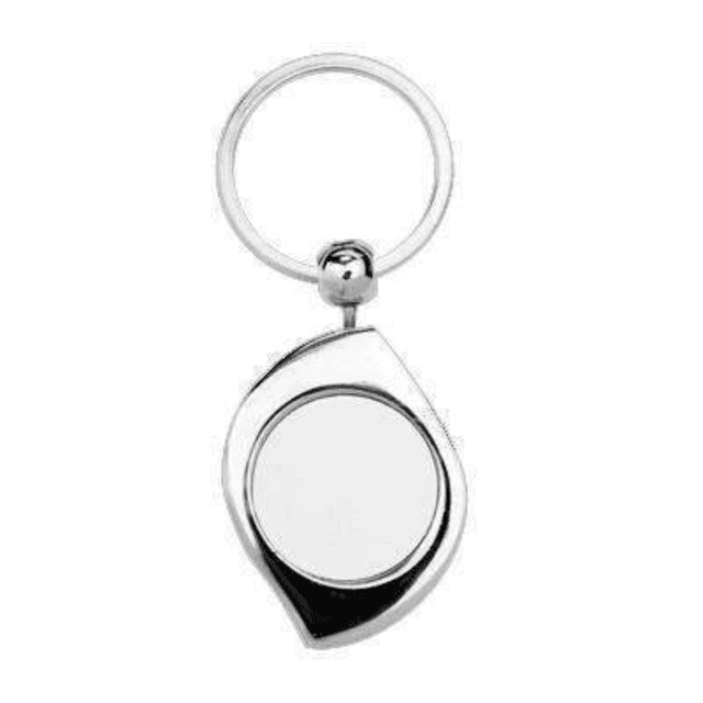 Leaf Metal Keyring